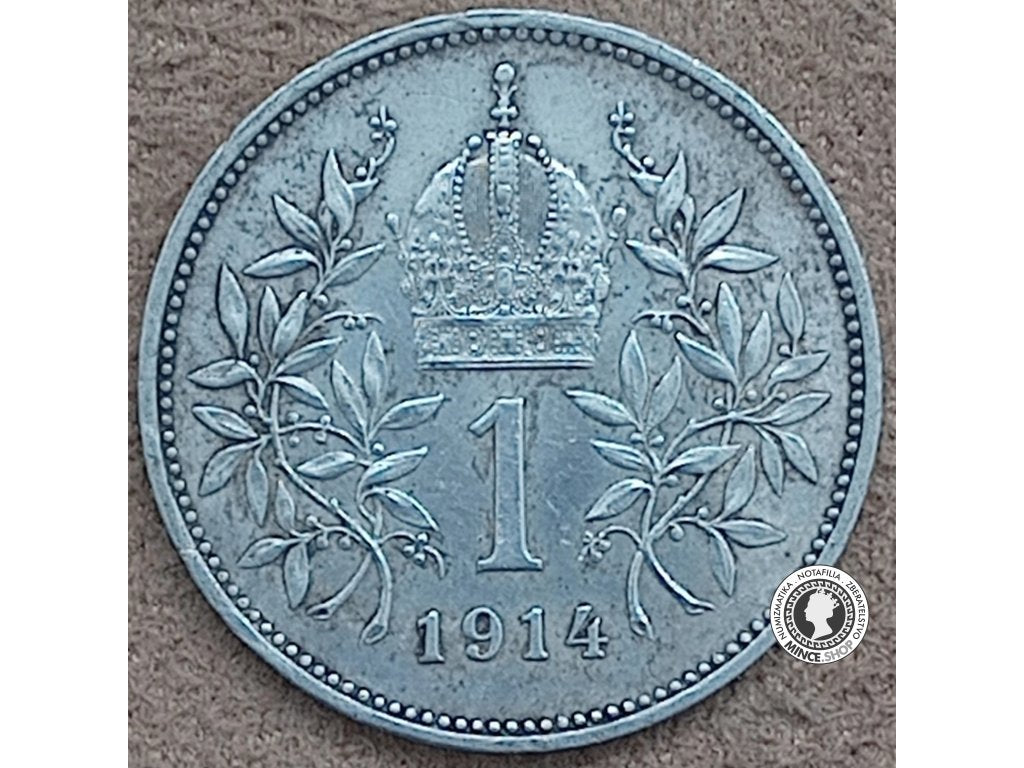 1 koruna - Rakúsko-Uhorsko - 1914