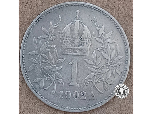 1 koruna - Rakúsko-Uhorsko - 1902