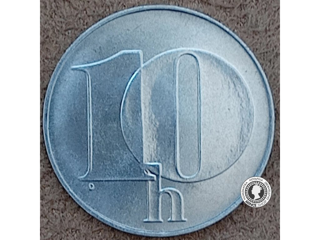 10 halier - Česko-Slovensko - 1991