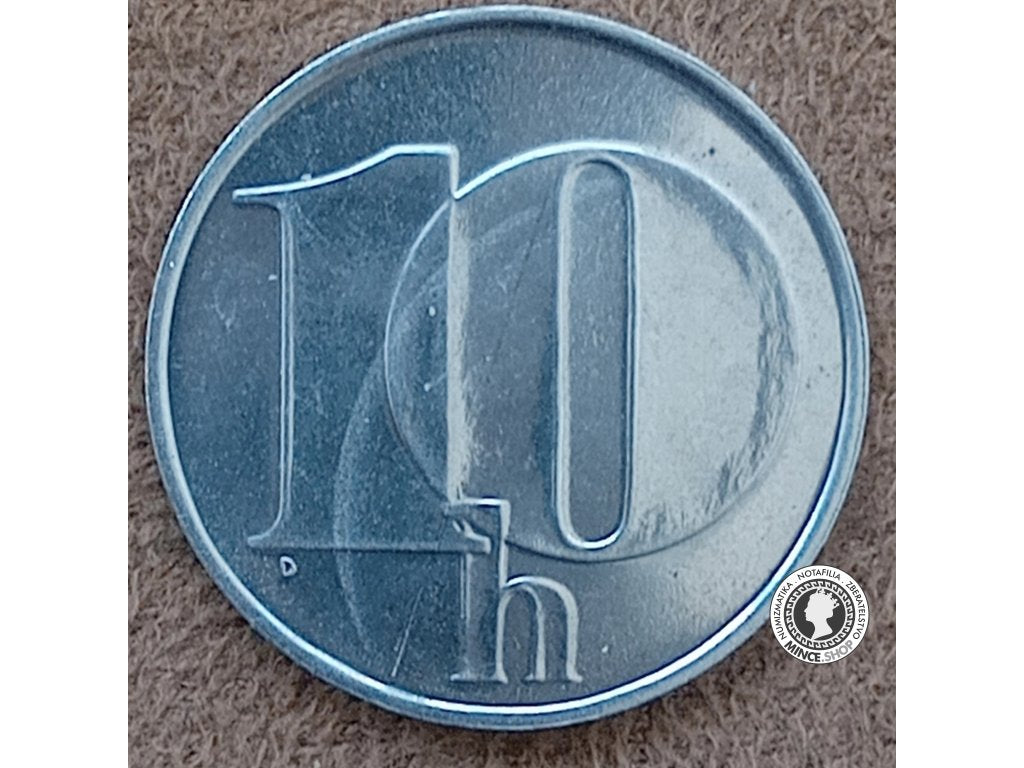 10 halier - Česko-Slovensko - 1992 - UNC