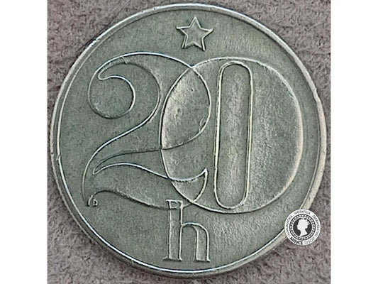 20 halier - Česko-Slovensko - 1988