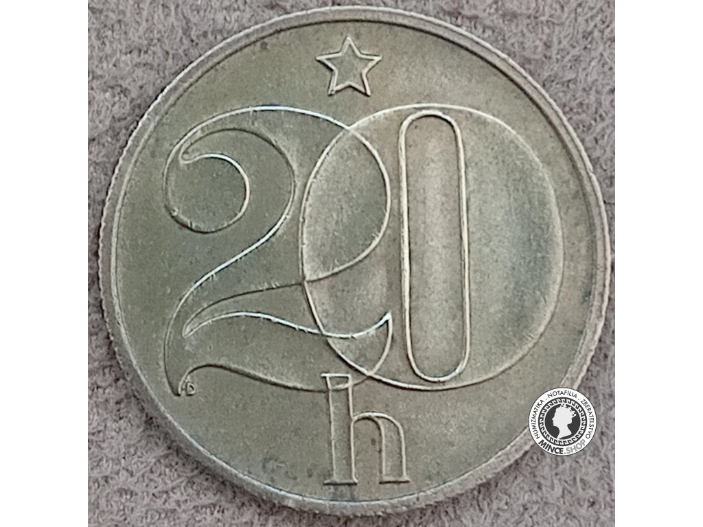 20 halier - Česko-Slovensko - 1989