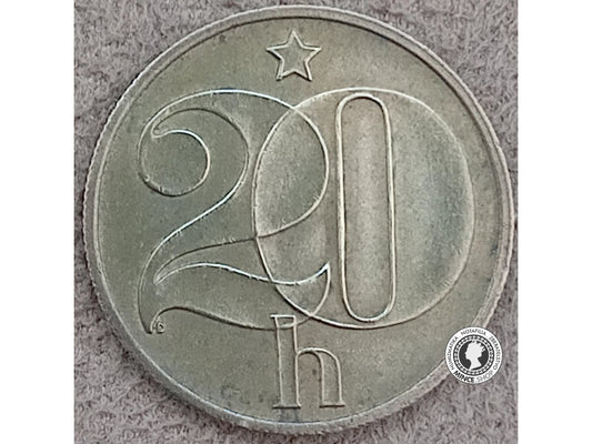 20 halier - Česko-Slovensko - 1989