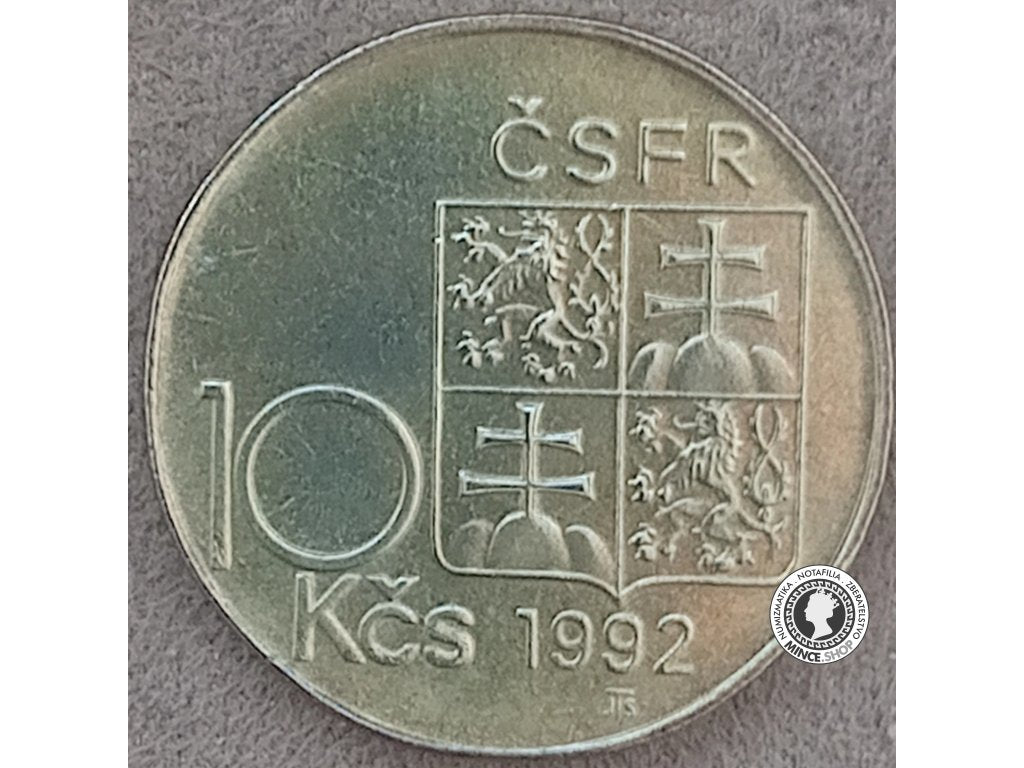 10 koruna - Česko-Slovensko - 1992 - A.Rašín