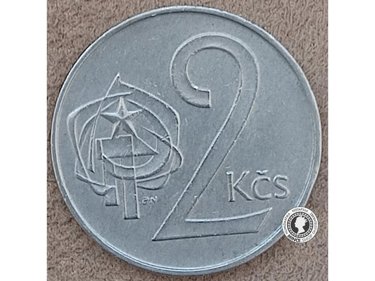 2 koruna - Česko-Slovensko - 1990