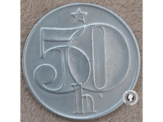 50 halier - Česko-Slovensko - 1989