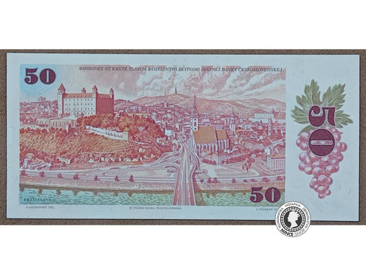 50 Korún koľkovaných - 1988 - ČSSR / Slovensko