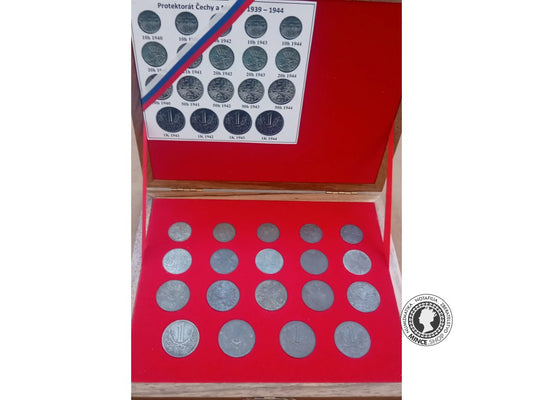 Luxusná drevená kazeta - Protektorát Čechy a Morava 1939 - 1945