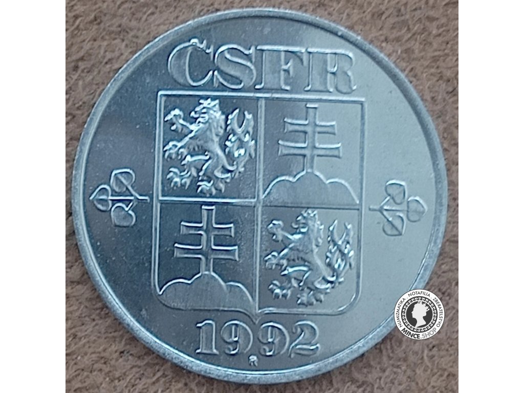 1 halier - Česko-Slovensko - 1992 - UNC