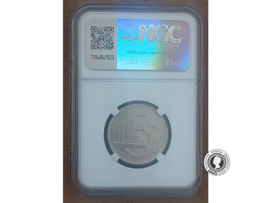 5.koruna - 1.ČSR - 1928 - UNC