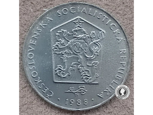 2 koruna - Česko-Slovensko - 1988 - UNC