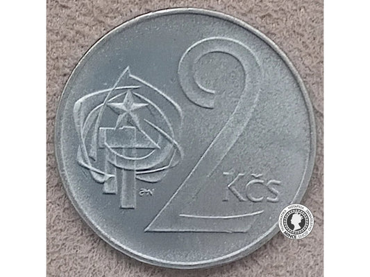 2 koruna - Česko-Slovensko - 1988 - UNC