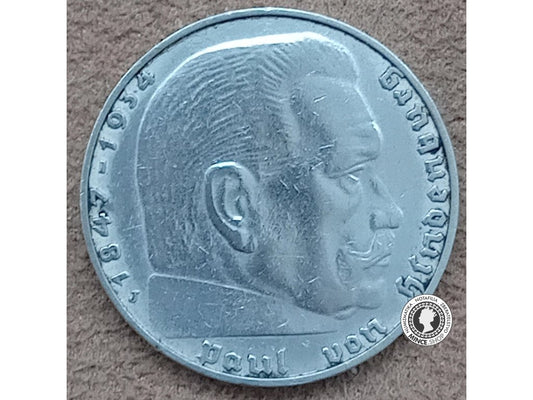 2 marka - Nemecko - Tretia Ríša - 1937 J