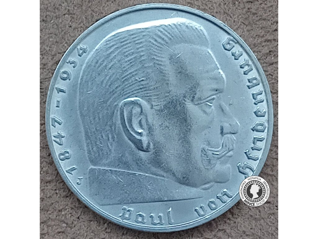 2 marka - Nemecko - Tretia Ríša - 1938 J