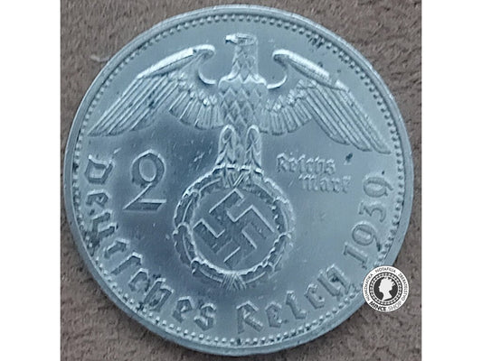 2 marka - Nemecko - Tretia Ríša - 1939 G