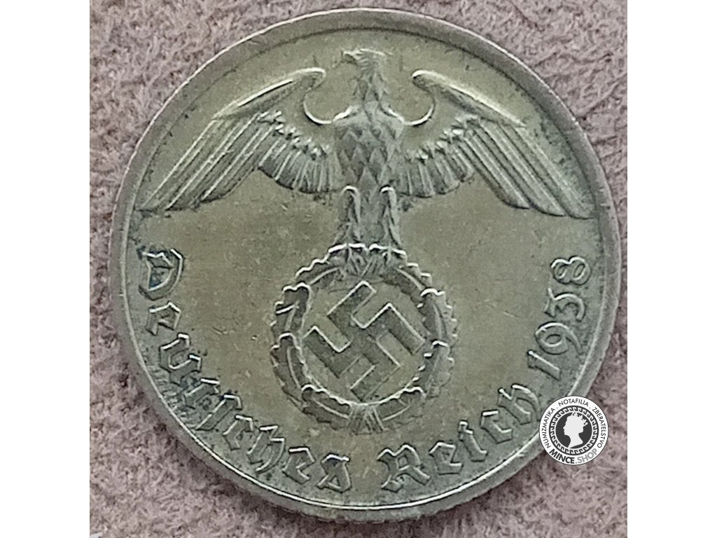 10 reichspfennig - Nemecko - Tretia Ríša - 1938 D