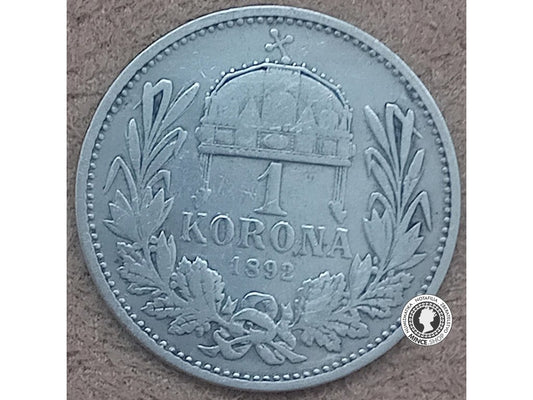 1 korona - Rakúsko-Uhorsko - 1892