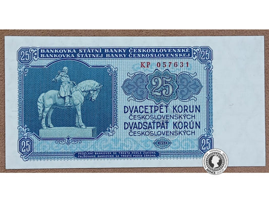 25 Korún - 1953 - ČSR