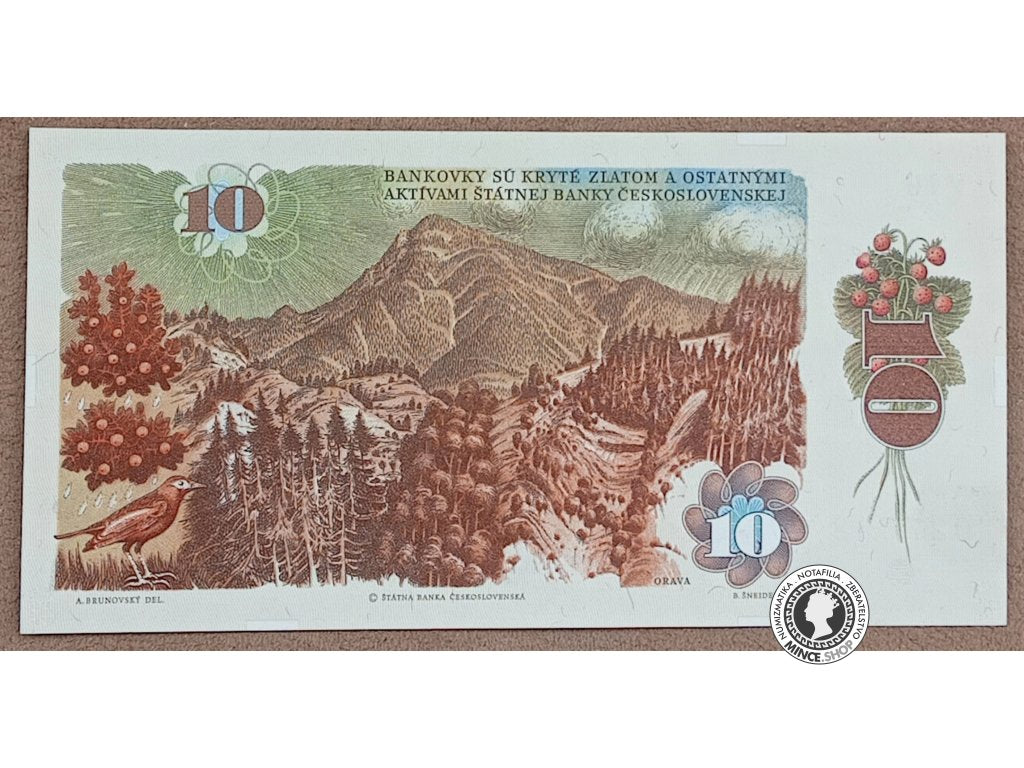 10 Korún - 1986 - ČSSR - UNC