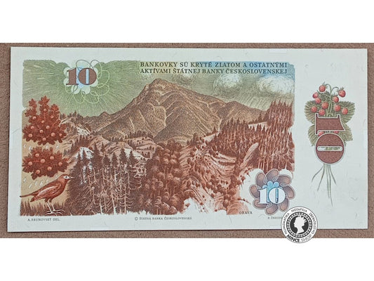 10 Korún - 1986 - ČSSR - UNC