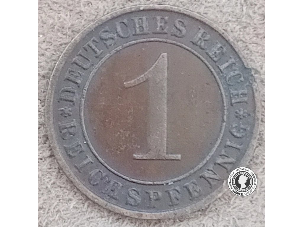 1 reichspfennig - Nemecko - Weimarská Republika / Tretia Ríša - 1935 F