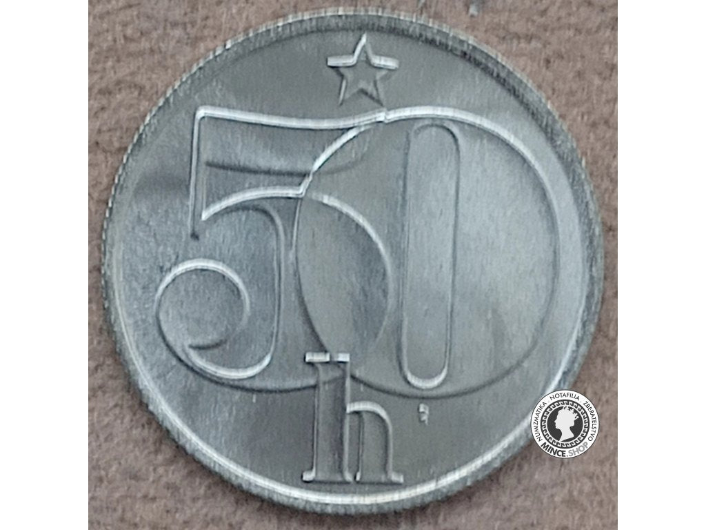 50 halier - Česko-Slovensko - 1987 - UNC