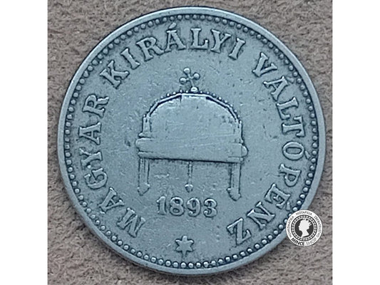 20 filler - Rakúsko-Uhorsko - 1893