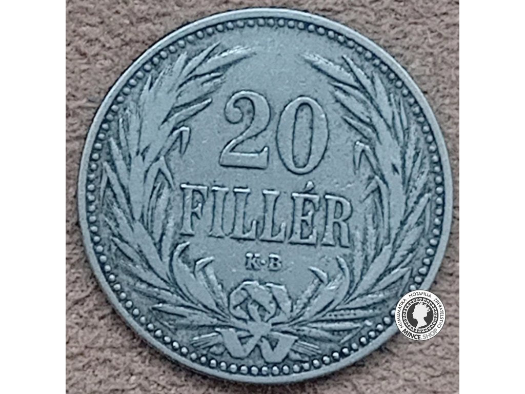 20 filler - Rakúsko-Uhorsko - 1893