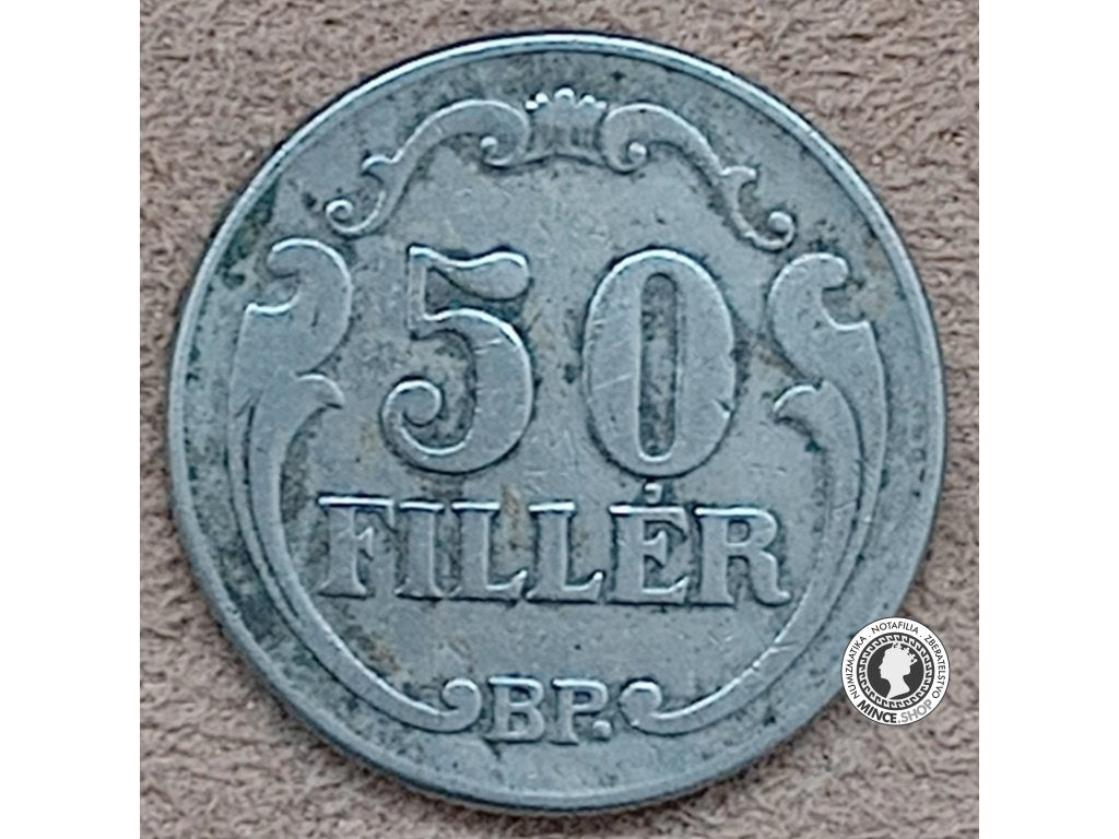 50 filler - Regentské Maďarsko - 1926