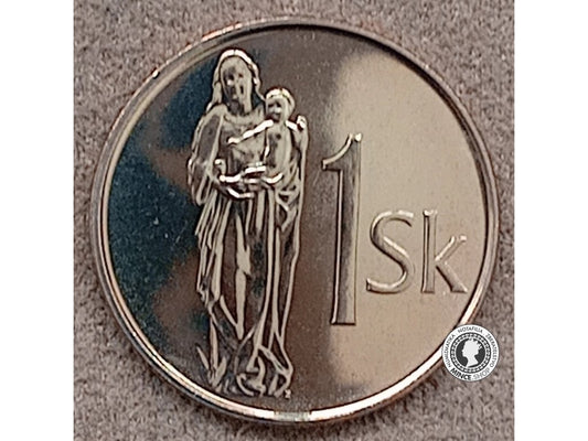 1 koruna - Slovensko - 2006 - UNC