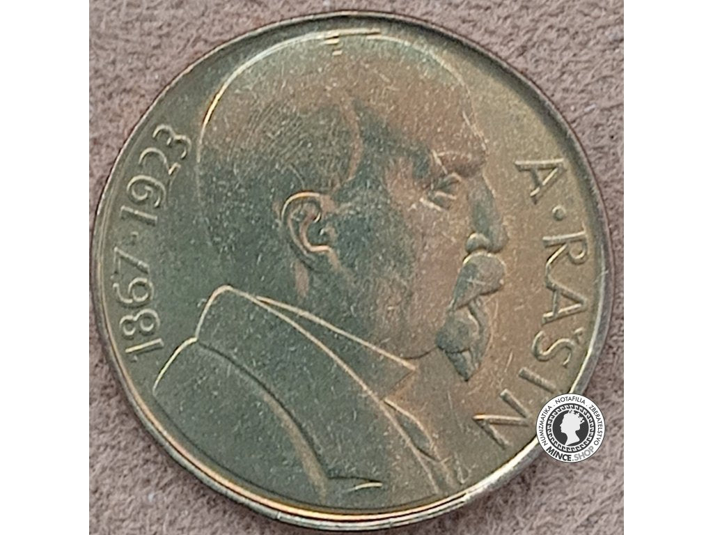10 koruna - Česko-Slovensko - 1992 - A.Rašín - UNC