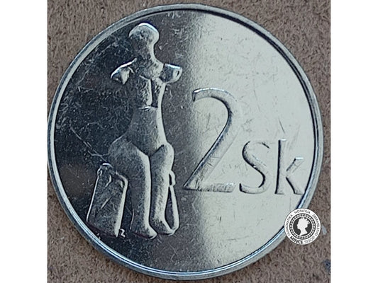 2 koruna - Slovensko - 1993 - UNC