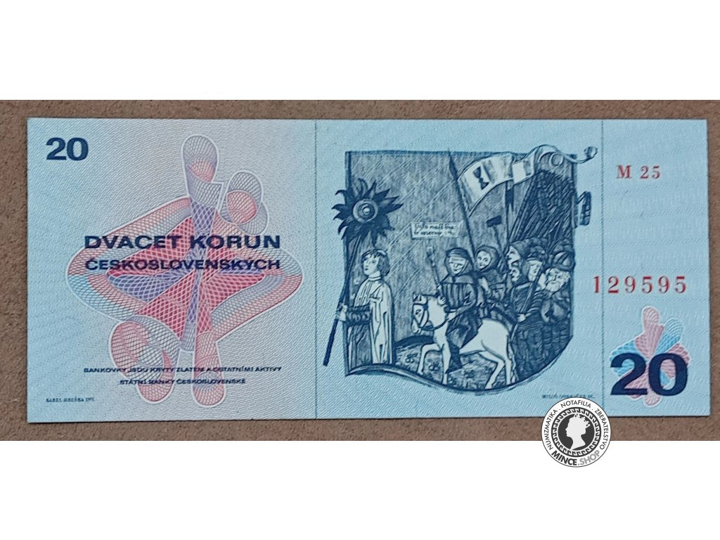 20 Korún - 1970 - ČSSR - UNC