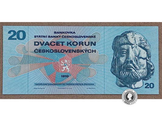 20 Korún - 1970 - ČSSR - UNC