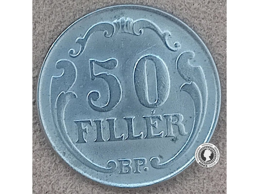 50 filler - Regentské Maďarsko - 1938